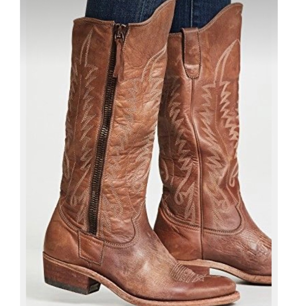 Golden Goose distressed cowboy boots